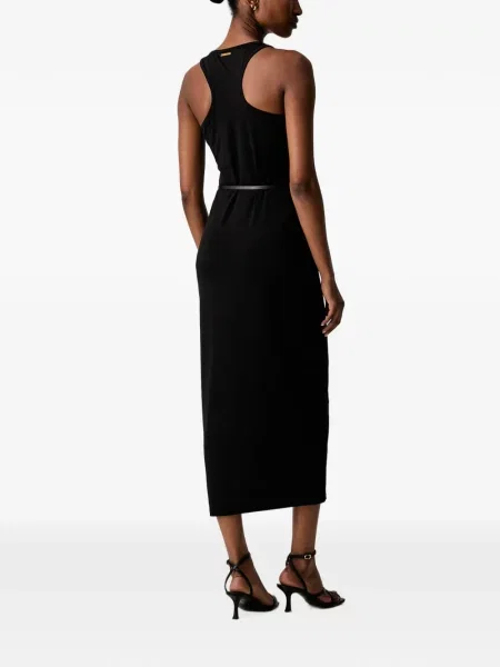Tricou Michael Michael Kors cu imagine din jerseu cu gât halter roșu
