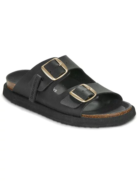 Pantofi D.franklin din piele de căprioară negru