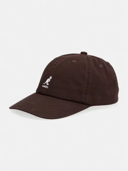 Kangol czapka z daszkiem WASHED BASEBALL brązowa