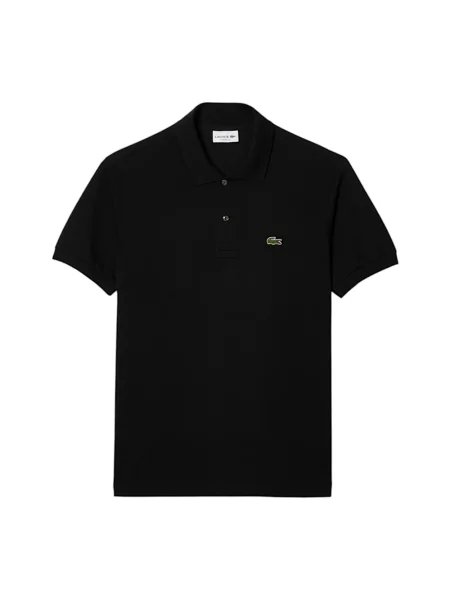 Koszulka polo Lacoste z krótkim rękawem czarna