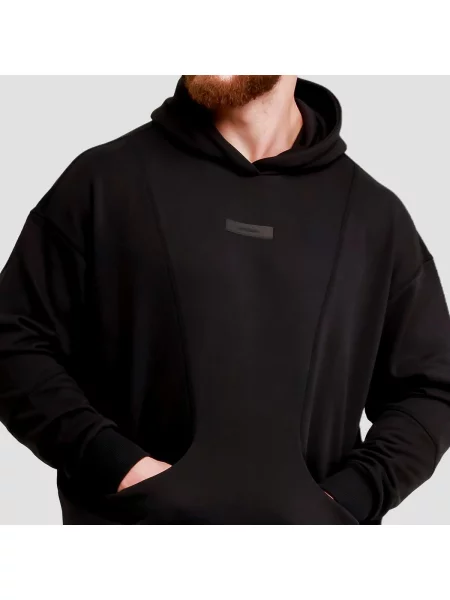 Bluza fitness z kapturem Unity czarna