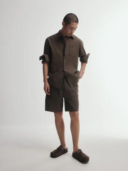 The Set Pantaloni maro