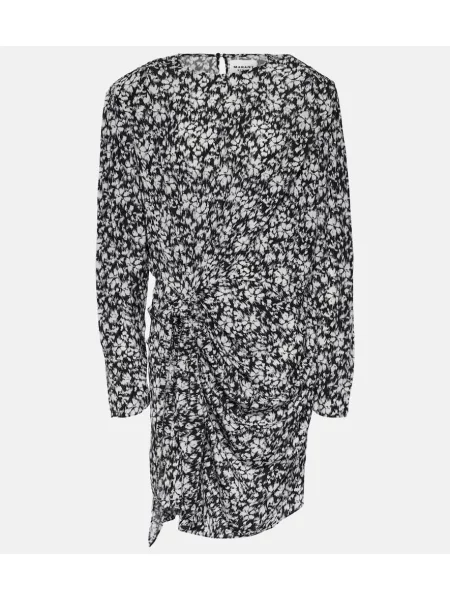 Rochie Marant Etoile cu model floral de costum negru