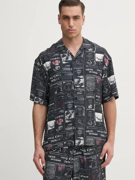 Iceberg cămașă bărbați marin relaxed albastru