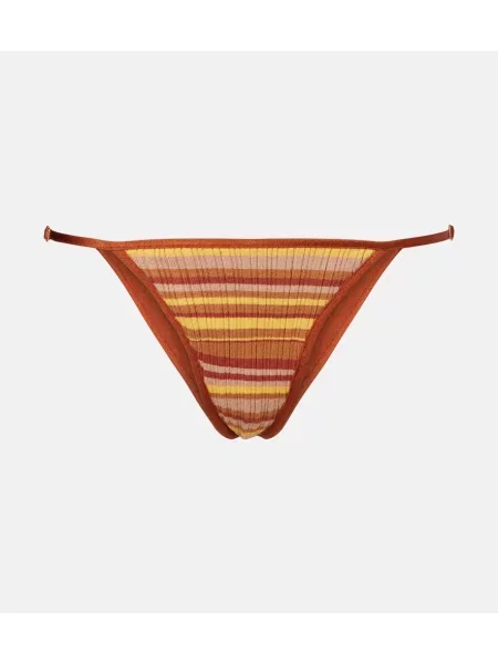 Dzianinowy bikini Bananhot w paski prążkowany