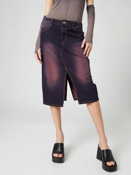 Bella x ABOUT YOU Fustă Judith violet albastru