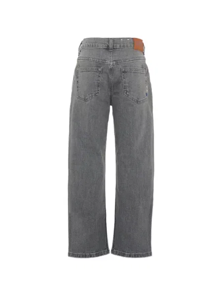 Gyerek egyenes szárú farmernadrág Scotch & Soda szürke