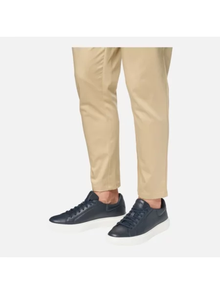 Sneakersy Geox skórzane niebieskie
