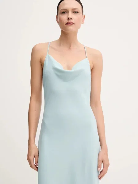 Calvin Klein ruha türkiz maxi egyenes kék