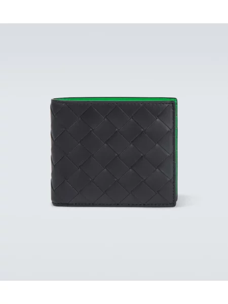 Portofel Bottega Veneta din piele negru
