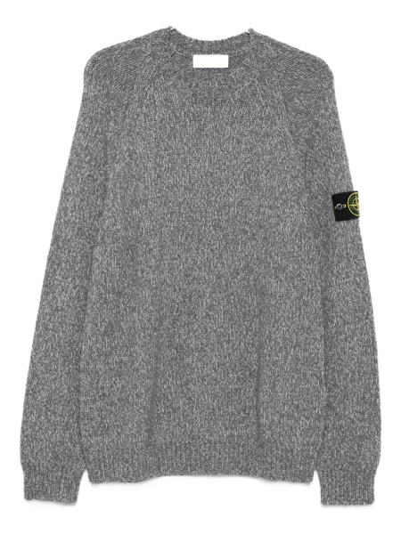 Megztinis Stone Island apvaliu kaklu akmenys pilka