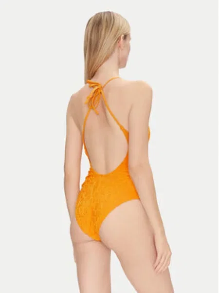 Emporio Armani Jednodílné plavky oranžová