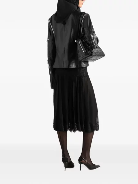 Geanta de piele Dolce & Gabbana negru