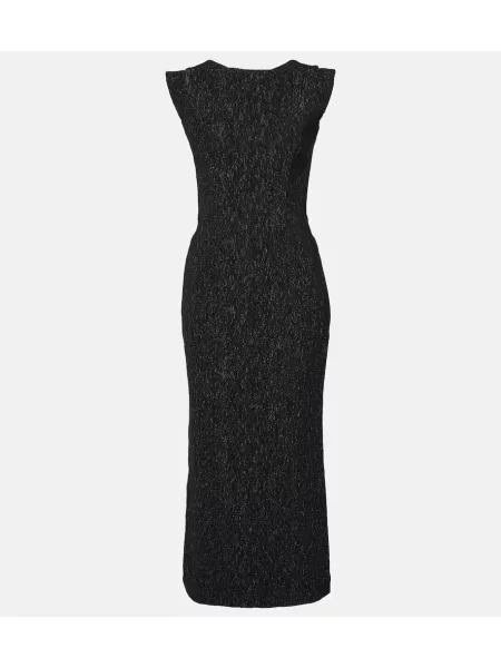 Sukienka koktajlowa Maticevski garniturowa czarna