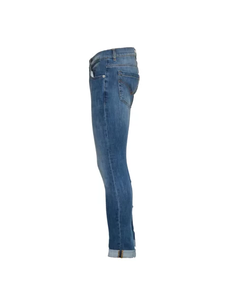 Skinny jeansy skinny Dondup niebieskie