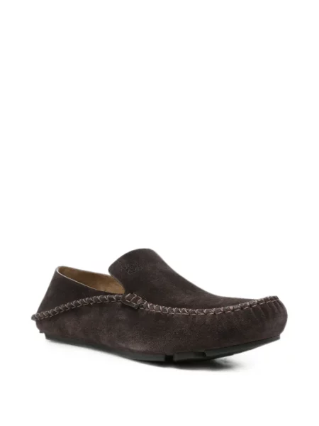 Pantofi loafer Loewe din piele de căprioară maro