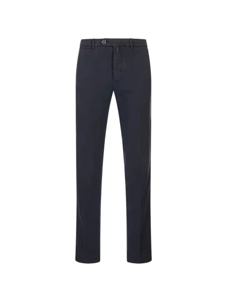 Pantaloni Kiton cu autograf albastru