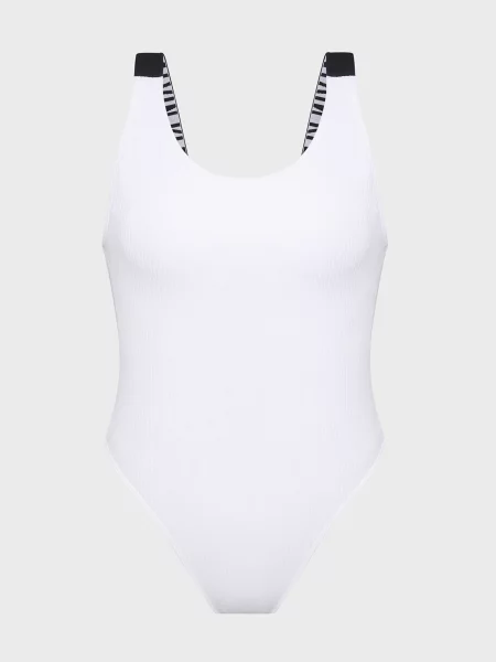 Суцільний купальник Calvin Klein білий