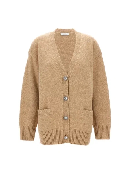 Kardigan Rabanne wełniany beżowy