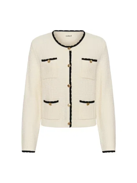 Dzianinowy sweter Soaked In Luxury beżowy