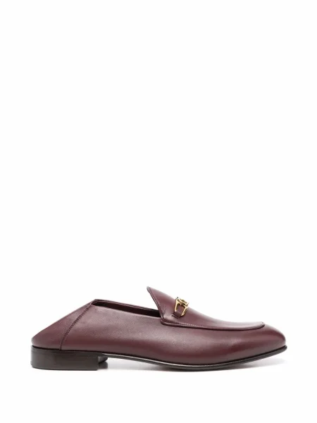 Pantofi loafer Ferragamo cu cataramă roșu