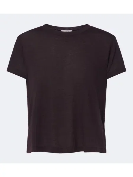 Tricou Agolde din jerseu maro