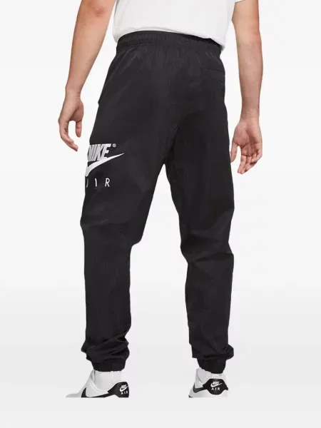 Trčanje hlače Nike od flisa s vezom crna