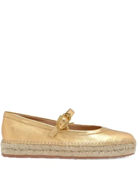 Espadrile Gianvito Rossi auriu