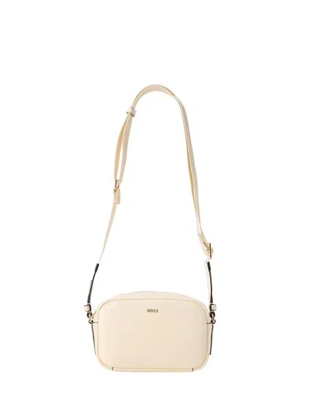 BOSS Torba za čez ramo Sandy volneno bela