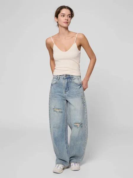 Широкі джинси PRPY блакитний