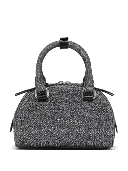 Stras geantă shopper Diesel gri
