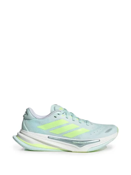Pantaloni scurți Adidas cu șireturi din dantelă albastru