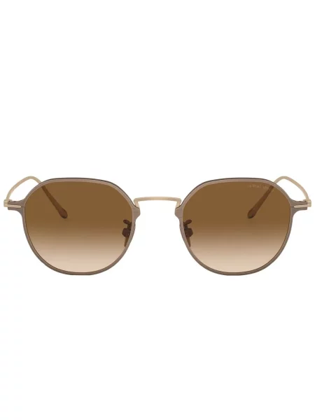 Ochelari de soare Giorgio Armani cu imagine auriu