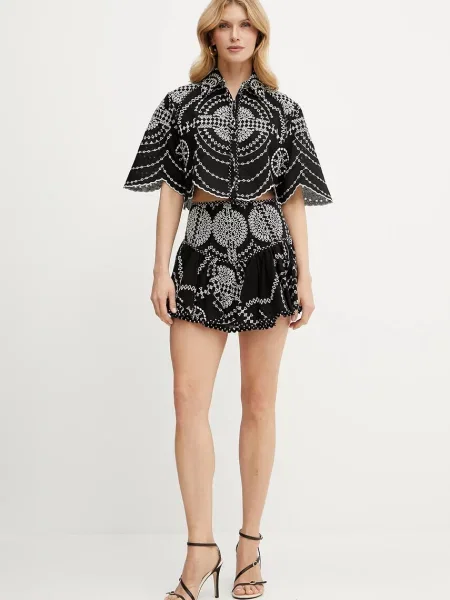 Koszula Charo Ruiz Ibiza ażurowa czarna