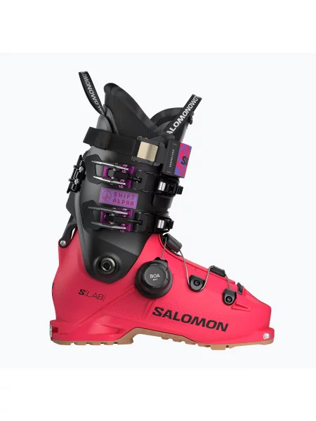 Чоботи лижні Salomon S/Lab Shift Alpha Boa raspberry/black/pansy чорні
