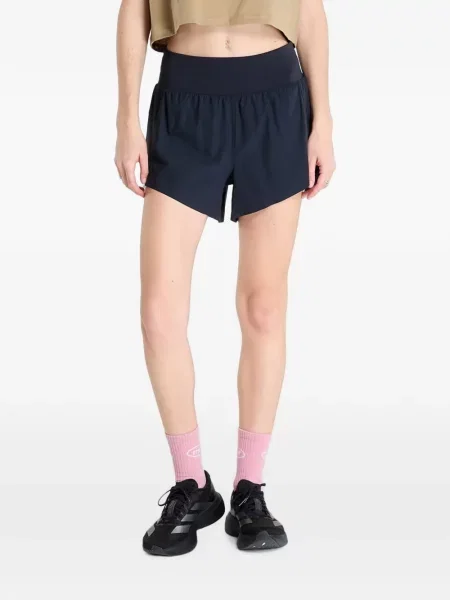Pantaloni scurți Ciele cu talie înaltă negru