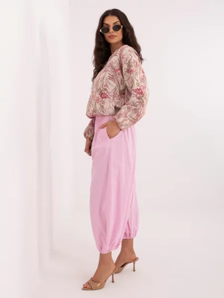 Pantaloni Italy Moda roz