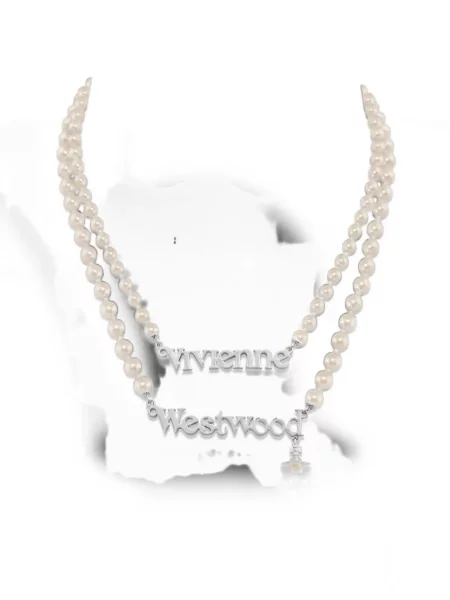 Colier Vivienne Westwood cu perle