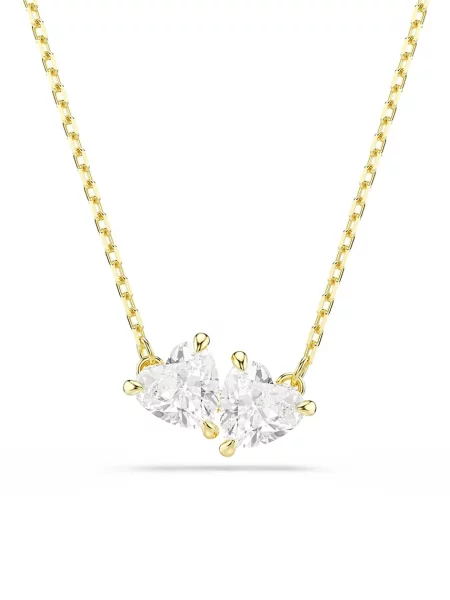 Palton Swarovski transparente auriu