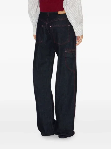 Pantaloni Isabel Marant albastru
