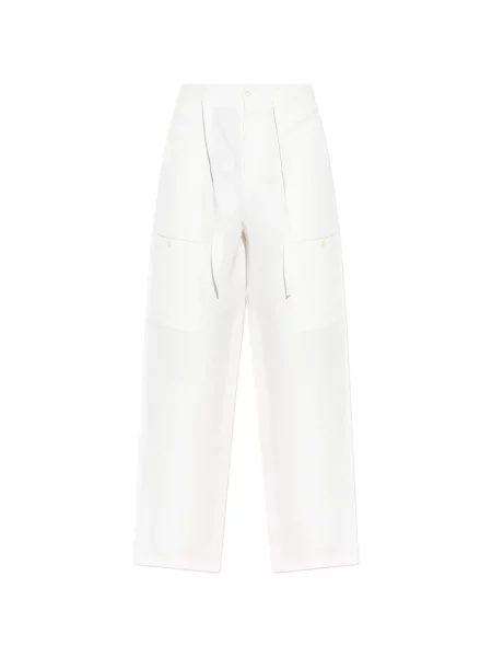 Pantaloni cargo Jil Sander alb
