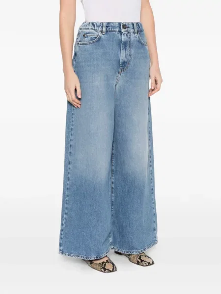 Jeansy Weekend Max Mara niebieskie