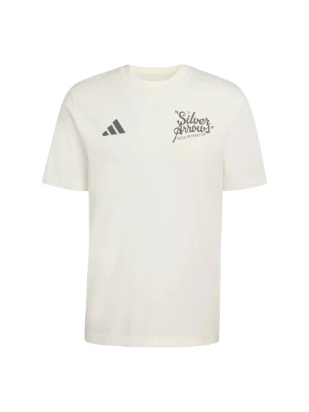 ADIDAS SPORTSWEAR Tricou funcțional MER SA gri închis / lână alb