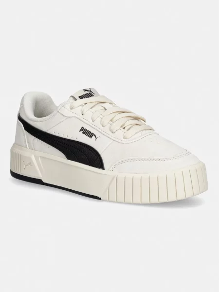 Puma Carina Mia SD sneakers pentru femei din piele întoarsă bej