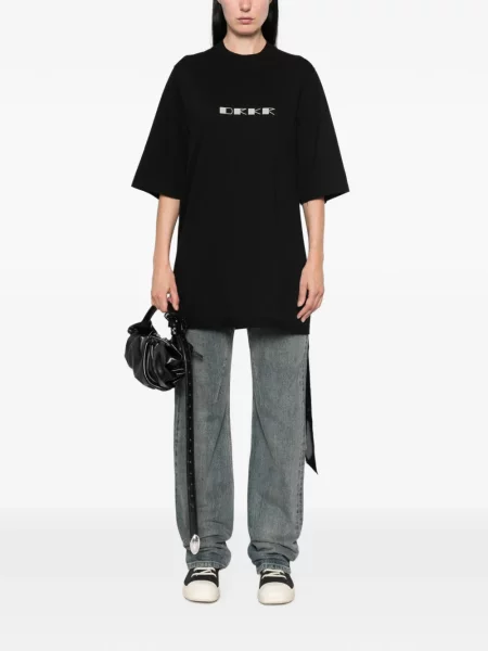 Μπλούζα Rick Owens Drkshdw με σχέδιο μαύρο