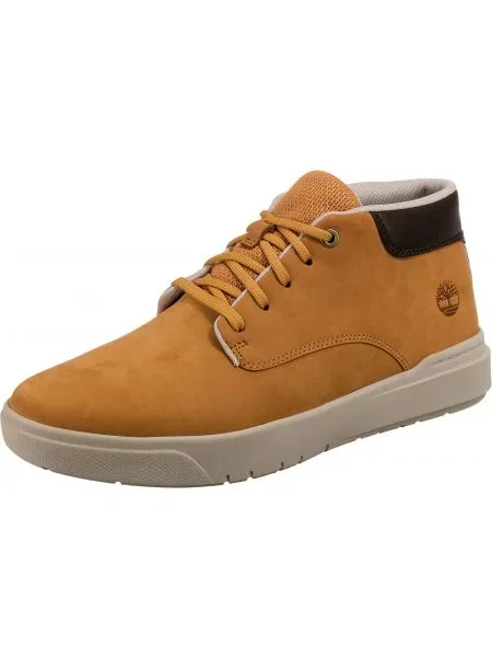 TIMBERLAND Bocanci cu șireturi Seneca Bay caramel / închis maro