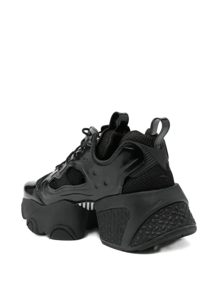 Sneakerși Noir Kei Ninomiya cu șireturi din dantelă negru