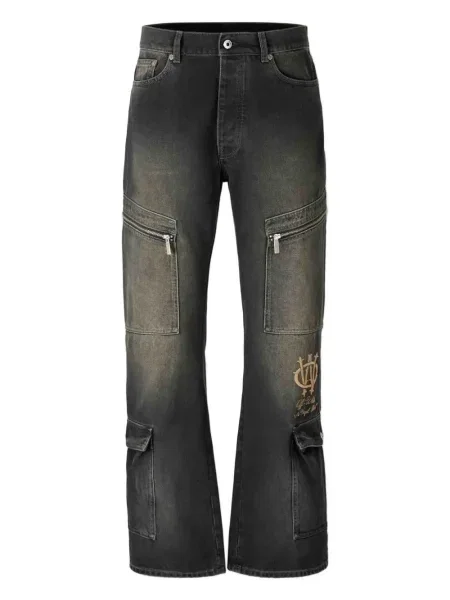 Lepršave traperice Off-white bijela