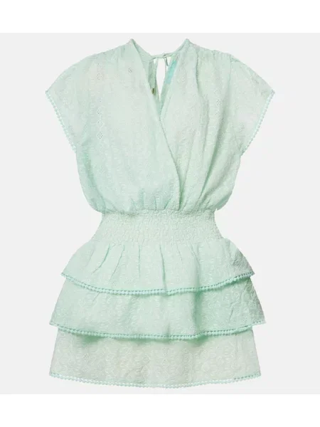 Rochie Melissa Odabash cu broderie verde