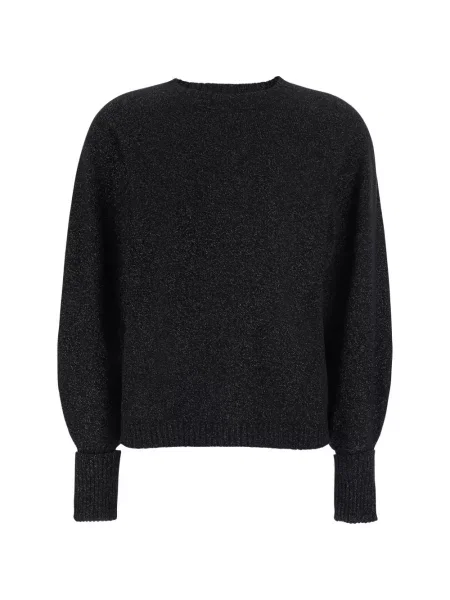 Lung pulover Twinset de lână negru